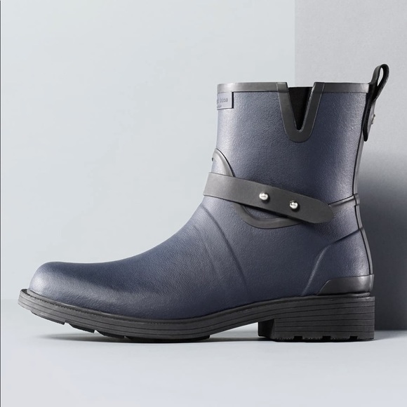 [rag & bone] Moto Rubber Rain Boots - Picture 1 of 8